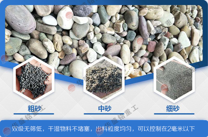 鐵礦石破碎機加工物料對比